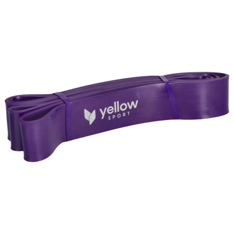 Guma do ćwiczeń yellowPOWER band 2080 x44 x4,5mm, opór 45-54 kg - kolor fioletowy