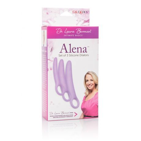 Dilatory waginalne Alena - zestaw fioletowy