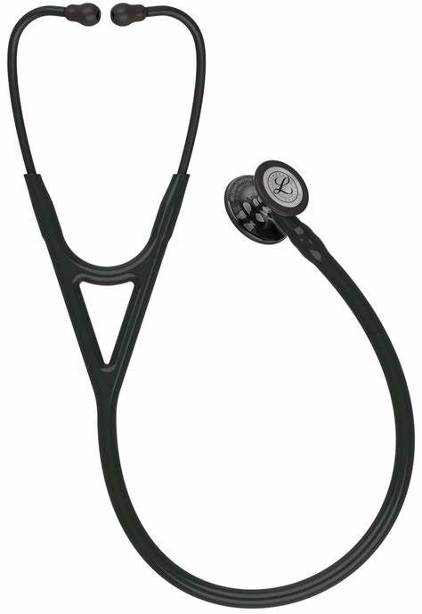 Stetoskop Littmann® Cardiology IV High Polish Smoke-Finish - czarny, (głowica, przewód, trzonek i lira) (lustrzany)