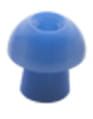 Jednorazowe wkładki uszne do tympanometru 100 sztuk - rozmiar 11mm, kolor niebieski