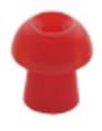 Jednorazowe wkładki uszne do tympanometru 100 sztuk - rozmiar 10mm, kolor czerwony