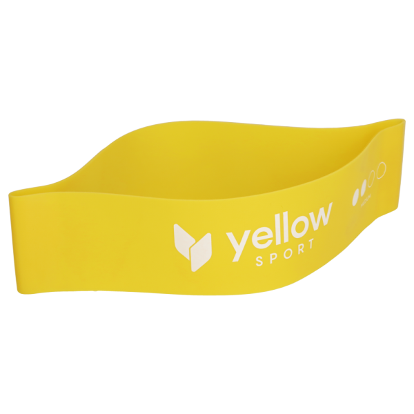 Guma do ćwiczeń yellowLOOP band opór 5-10 kg - kolor żółty