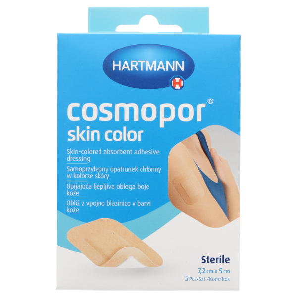 Plastry opatrunkowe cosmopor skin color (Hartmann)