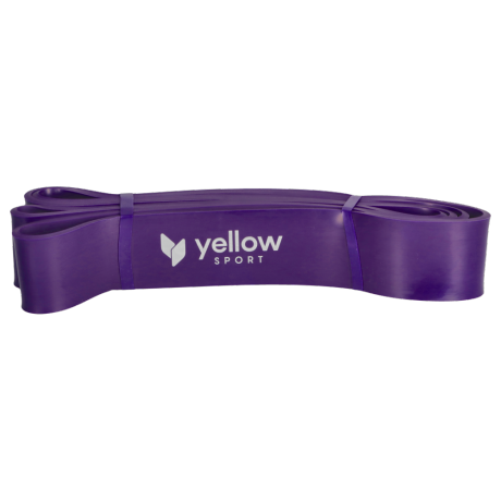 Guma do ćwiczeń yellowPOWER band 2080 x44 x4,5mm, opór 45-54 kg - kolor fioletowy
