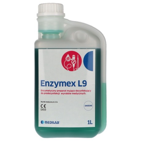 Enzymex L9 – trójenzymatyczny preparat do manualnego mycia i dezynfekcji narzędzi, endoskopów oraz innych wyrobów medycznych