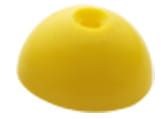 Jednorazowe wkładki uszne do tympanometru 100 sztuk - rozmiar 19mm, kolor żółty