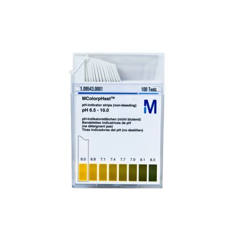 Paski wskaźnikowe pH 6.5 - 10.0 MERCK