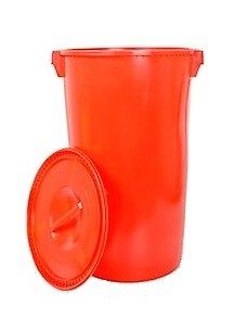 Pojemnik na odpady medyczne 60 L (czerwony) + pokrywa