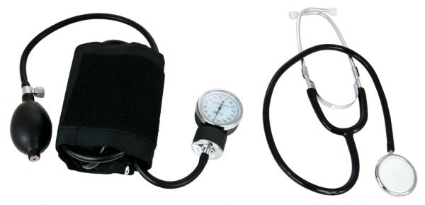 Ciśnieniomierz zegarowy ze stetoskopem HS-50A