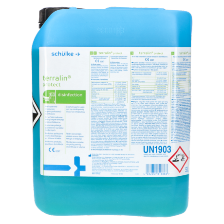 Schulke Terralin protect - produkt przeznaczony do mycia i dezynfekcji powierzchni i  wyrobów medycznych 2 l/ 5 l