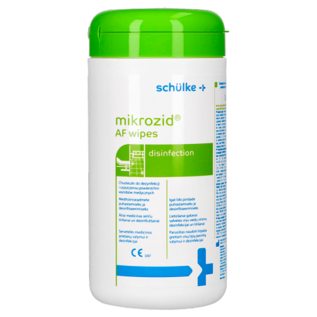 Mikrozid AF wipes Box-150chusteczek  Schulke, dezynfekcja blatów i powierzchni wyrobów medycznych