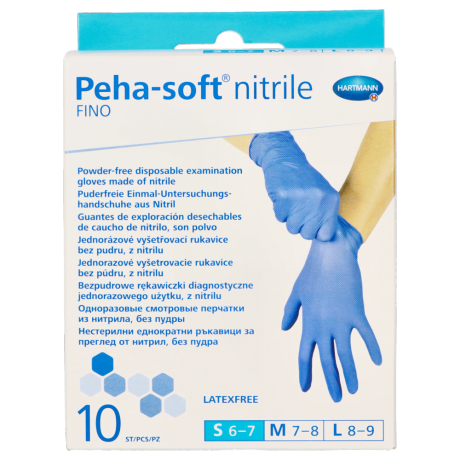 Rękawiczki nitrylowe Peha-soft Fino - opak. 10 sztuk