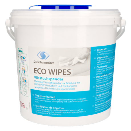Eco Wipes chusteczki do dezynfekcji powierzchni -wiaderko - Dr. Schumacher (dozownik)