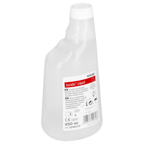 INCIDIN LIQUID   Ecolab, alkoholowy preparat do dezynfekcji powierzchni i sprzętu medycznego