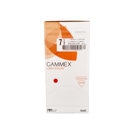 Rękawice chirurgiczne ANSELL GAMMEX Latex-EnLite lateksowe sterylne