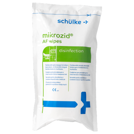 Mikrozid AF wipes Wkład-150 chusteczek Schulke, dezynfekcja blatów i powierzchni wyrobów medycznych