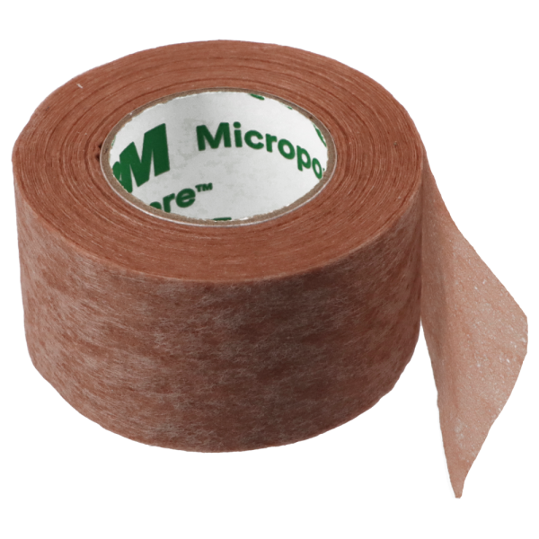 Przylepiec papierowy mikroporowaty 2,5cmx9,1m cielisty a'1 3M