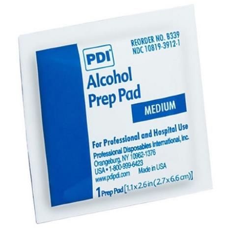 Alcohol Prep Pad Gazik nasączony alkoholem 110mmx90mm sterylne (A100)