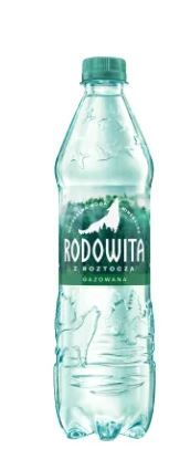 Woda mineralna Rodowita 0,6l gaz. (12szt./zgrzewka)