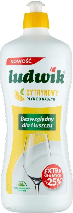 LUDWIK Płyn do naczyń 900G Cytrynowy