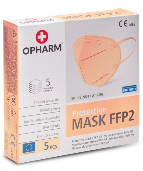 Maska Ochronna FFP2 (5szt./opak.) OPHARM