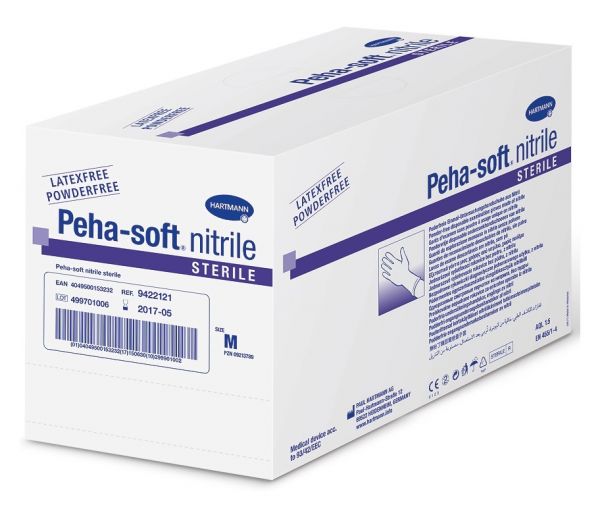 Peha-soft nitrile sterile 50par/opak
