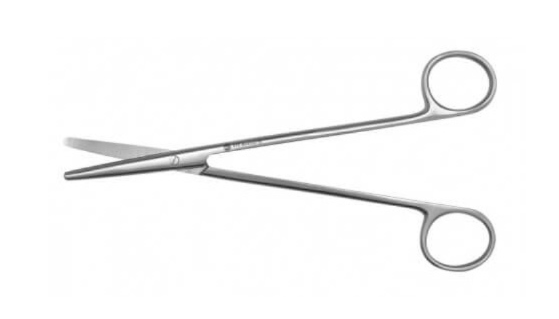 Nożyczki chirurgiczne proste, T/T - 11,5 cm    