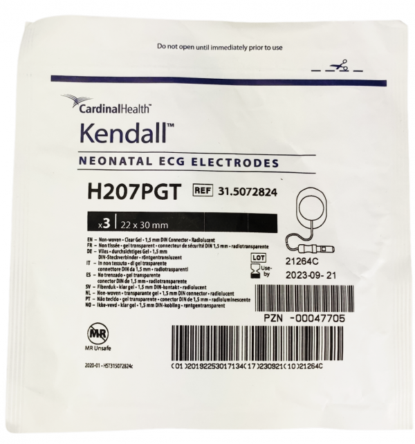 Elektroda EKG Kendall H207PG 22x30mm (1opak/3szt)