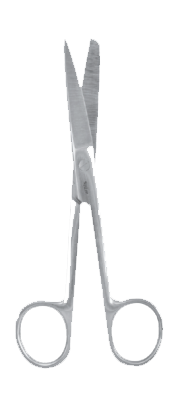 Nożyczki chirurgiczne Sims OSTRE/TEPE 230mm zagięt -wąskie