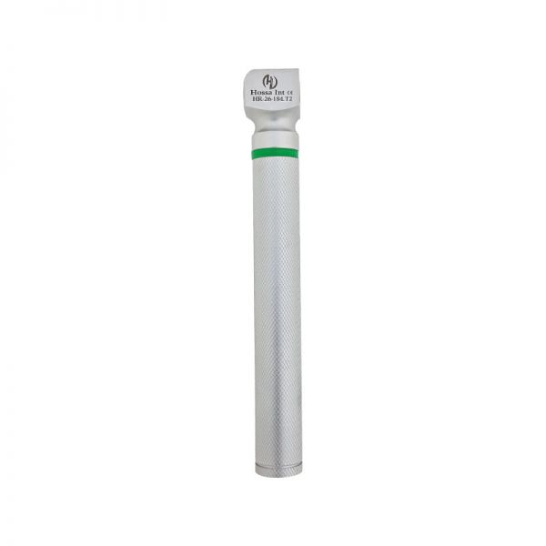 Uchwyt do laryngoskopu FO LED Long, wielorazowy, metalowy (chrom) baterie 2xC
