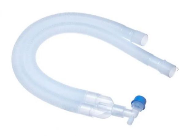 Obwód oddechowy rozciągliwy, 90-300 cm, łącznik Y kolankowy port CO2, worek oddechowy 2l