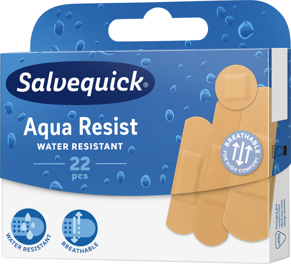 Plastry SALVEQUICK Aqua Resist MIX