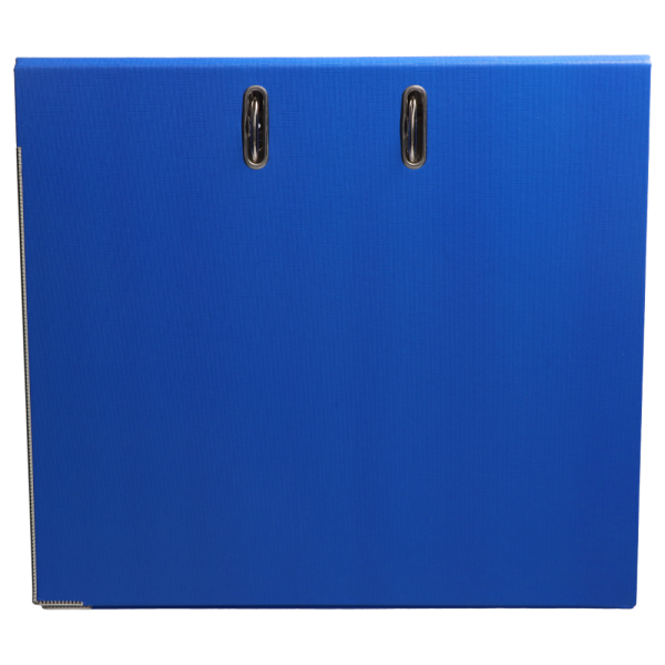 Segregator A4 niebieski z szyną Basic-S