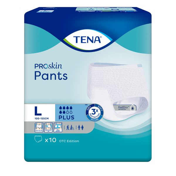 TENA majtki chłonne PANTS ProSkin PLUS OTC Edition L (10 szt.)