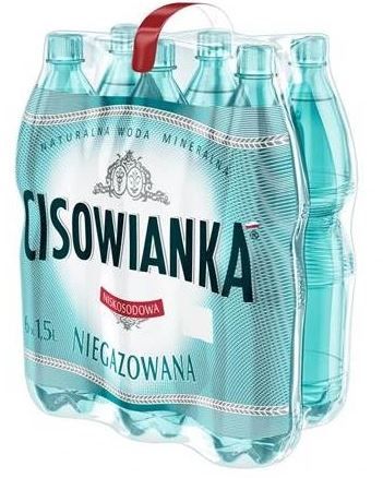 Woda Cisowianka lekko gazowana 1,5L (6szt./zgrzewka)